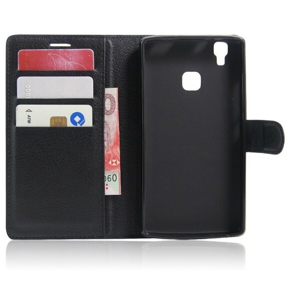 Чехол с визитницей для DOOGEE X5 Max / X5 Max Pro (черный)