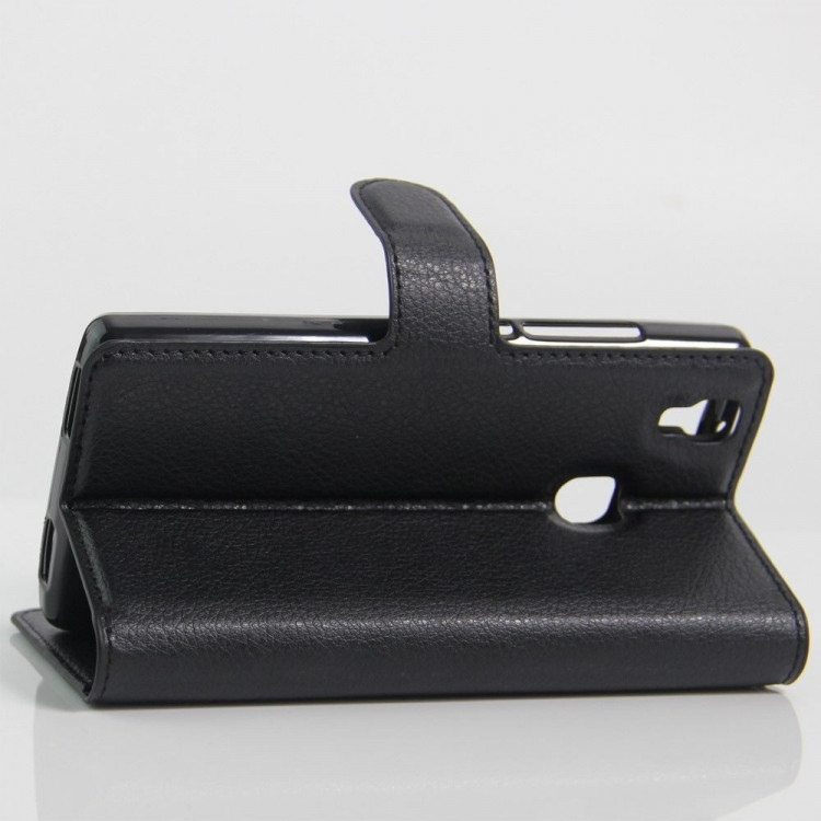 Чехол с визитницей для DOOGEE X5 Max / X5 Max Pro (черный)