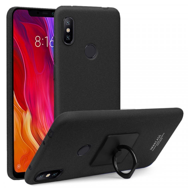 Чехол iMak Finger для Xiaomi Redmi Note 6 Pro (черный)