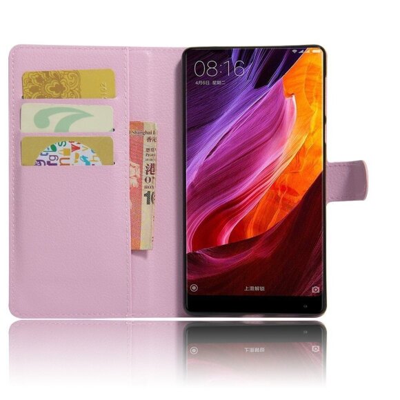 Чехол с визитницей для Xiaomi Mi Mix (розовый)