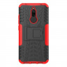 Чехол Hybrid Armor для Xiaomi Redmi 8 / Redmi 8A (черный + красный)