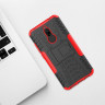Чехол Hybrid Armor для Xiaomi Redmi 8 / Redmi 8A (черный + красный)