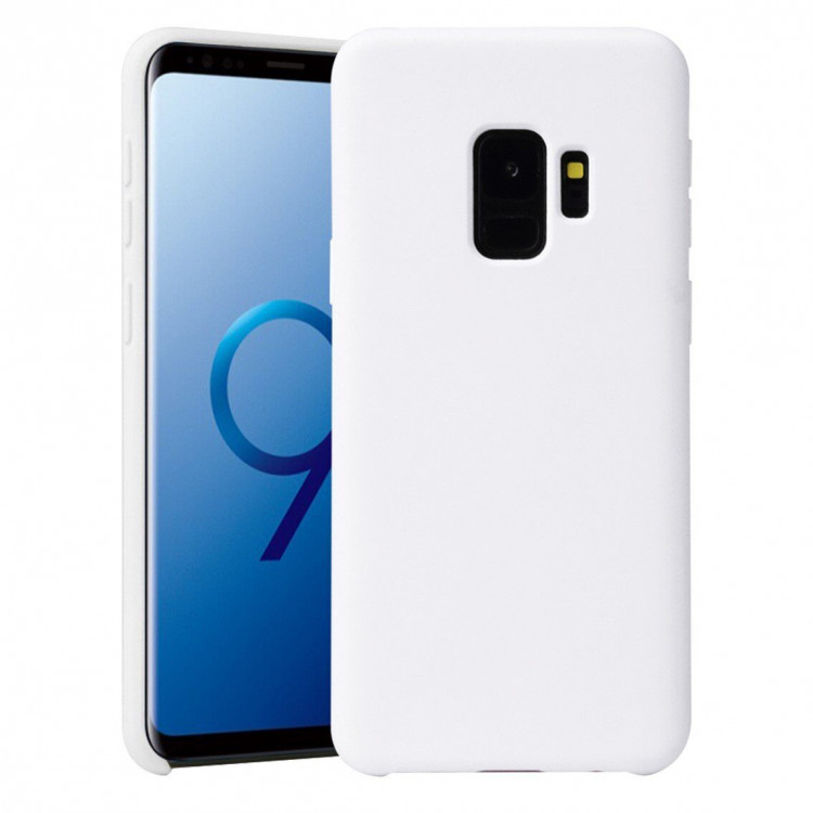 Силиконовый чехол Mobile Shell для Samsung Galaxy S9 (белый)