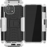 Чехол Hybrid Armor для Xiaomi Mi 11 Lite / Xiaomi Mi 11 Lite 5G (черный + белый)