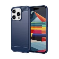 Чехол-накладка Carbon Fibre для iPhone 15 Pro Max (темно-синий) Чехол-накладка Carbon Fibre для iPhone 15 Pro Max (темно-синий)