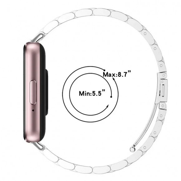 Стальной браслет для Samsung Galaxy Fit 3 SM-R390 (серебряный)