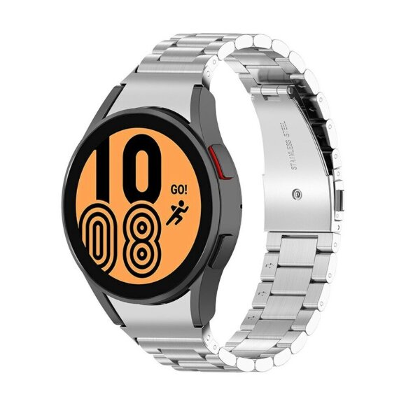 Стальной браслет для Samsung Galaxy Watch 4 / Watch 5 / Watch 5 Pro (серебристый) Стальной браслет для Samsung Galaxy Watch 4 / Watch 5 / Watch 5 Pro (серебристый)