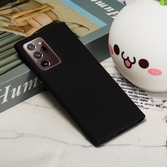 Силиконовый чехол Mobile Shell для Samsung Galaxy Note20 Ultra (черный) Силиконовый чехол Mobile Shell для Samsung Galaxy Note20 Ultra (черный)