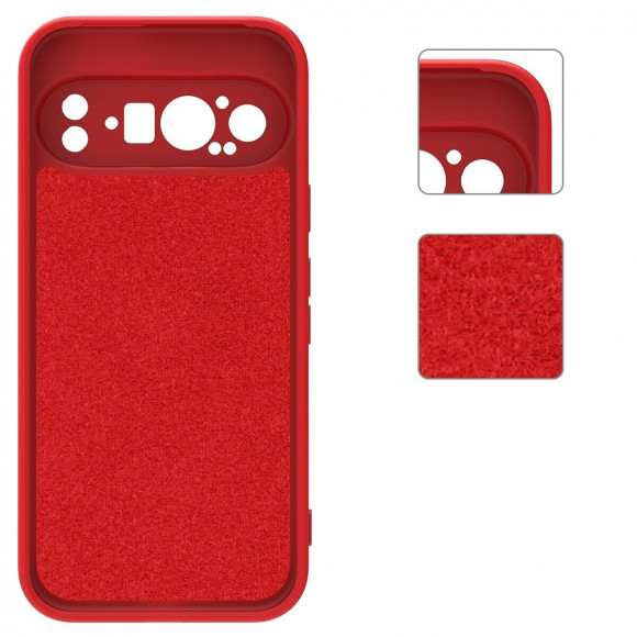 Силиконовый чехол Mobile Shell для Google Pixel 9 Pro XL (красный)