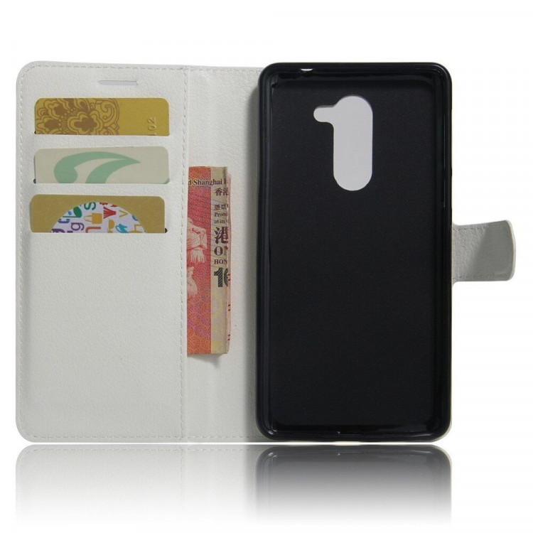 Чехол с визитницей для Huawei Honor 6x 2016 (белый)