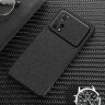 Чехол с тканевой текстурой для Xiaomi POCO M4 PRO 4G (черный)