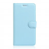 Чехол с визитницей для Huawei Honor V8 (голубой)