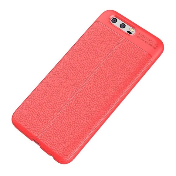 Чехол-накладка Litchi Grain для Huawei Honor 9 (красный)