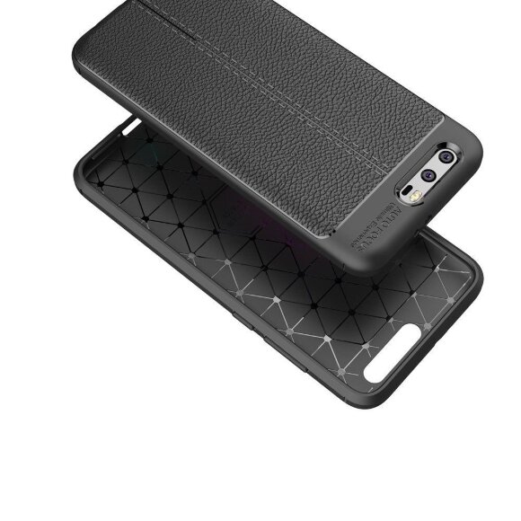 Чехол-накладка Litchi Grain для Huawei Honor 9 (красный)