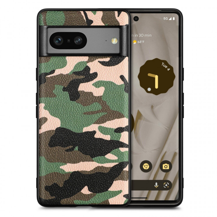 Чехол Camouflage для Google Pixel 7 (зеленый)