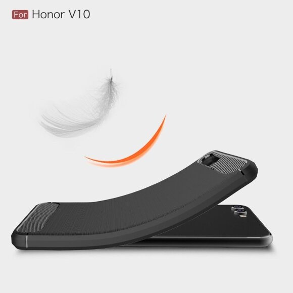 Чехол-накладка Carbon Fibre для Huawei Honor V10 / Honor View 10 (черный) Чехол-накладка Carbon Fibre для Huawei Honor V10 / Honor View 10 (черный)