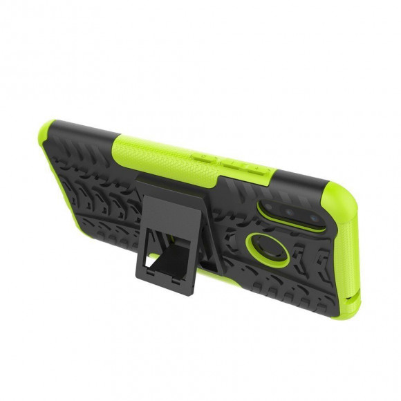 Чехол Hybrid Armor для Huawei Nova 3i / P Smart+ (Plus) (черный + зеленый) Чехол Hybrid Armor для Huawei Nova 3i / P Smart+ (Plus) (черный + зеленый)