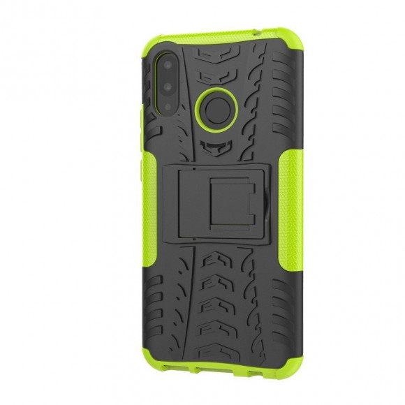 Чехол Hybrid Armor для Huawei Nova 3i / P Smart+ (Plus) (черный + зеленый) Чехол Hybrid Armor для Huawei Nova 3i / P Smart+ (Plus) (черный + зеленый)