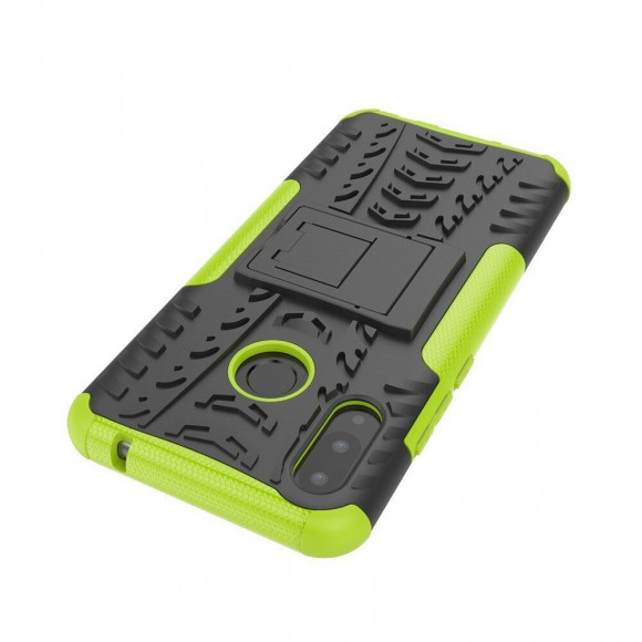 Чехол Hybrid Armor для Huawei Nova 3i / P Smart+ (Plus) (черный + зеленый) Чехол Hybrid Armor для Huawei Nova 3i / P Smart+ (Plus) (черный + зеленый)
