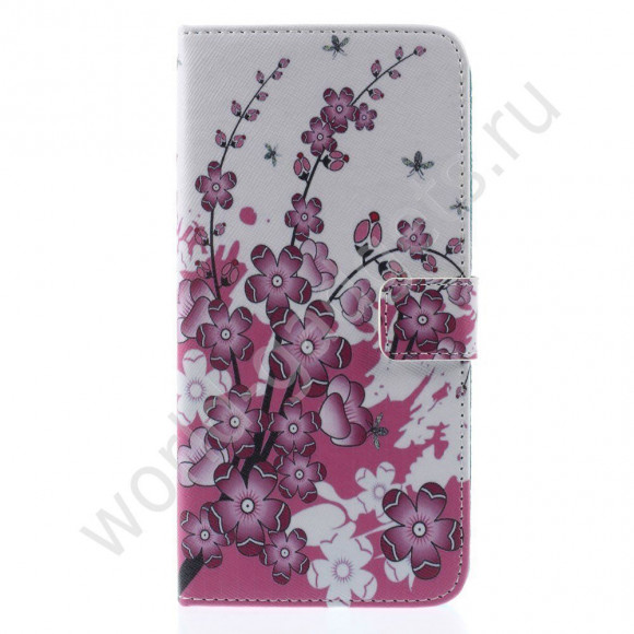 Чехол с визитницей для iPhone 6 Plus (Сакура)
