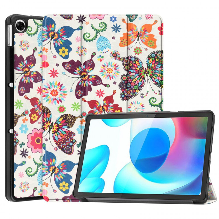 Чехол Smart Case для Realme Pad 10.4 (Butterfly and Flower)