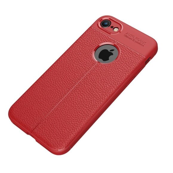 Чехол накладка Litchi Grain для iPhone 8 / iPhone 7 (красный) Чехол накладка Litchi Grain для iPhone 8 / iPhone 7 (красный)