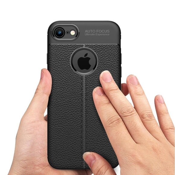 Чехол накладка Litchi Grain для iPhone 8 / iPhone 7 (красный) Чехол накладка Litchi Grain для iPhone 8 / iPhone 7 (красный)