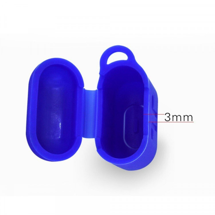 Силиконовый чехол для Apple AirPods (Shock Proof - синий)