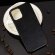 Кожаная накладка-чехол для iPhone 12 Pro Max (черный)
