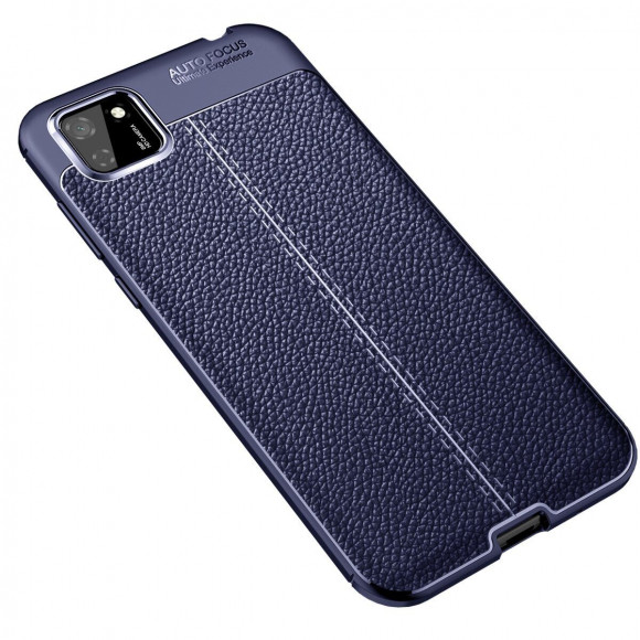 Чехол-накладка Litchi Grain для Huawei Y5p / Honor 9S  (темно-синий) Чехол-накладка Litchi Grain для Huawei Y5p / Honor 9S  (темно-синий)