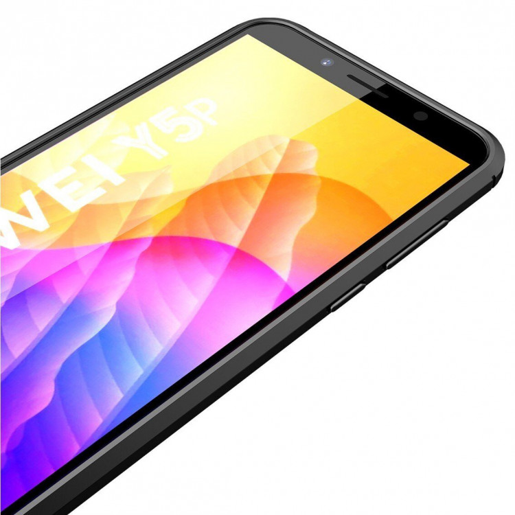 Чехол-накладка Litchi Grain для Huawei Y5p / Honor 9S  (темно-синий)