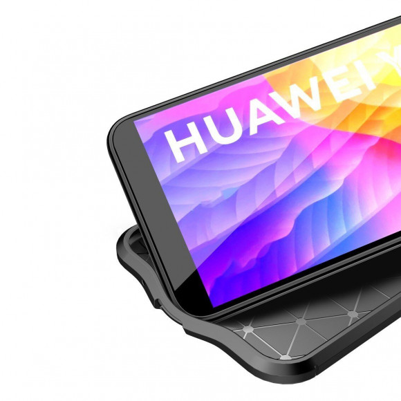Чехол-накладка Litchi Grain для Huawei Y5p / Honor 9S  (темно-синий) Чехол-накладка Litchi Grain для Huawei Y5p / Honor 9S  (темно-синий)