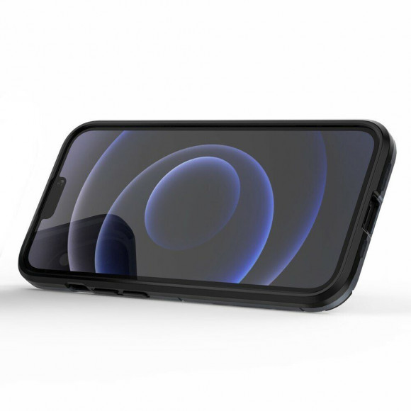 Чехол Armor Ring Holder для iPhone 13 Pro (темно-синий)