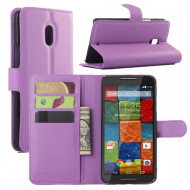 Чехол с визитницей для Motorola Moto X Play (фиолетовый) Чехол с визитницей для Motorola Moto X Play (фиолетовый)