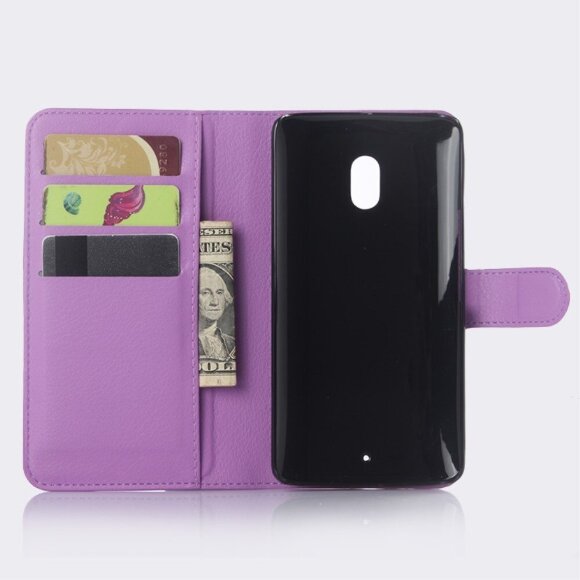 Чехол с визитницей для Motorola Moto X Play (фиолетовый)