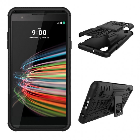 Чехол Hybrid Armor для LG X Style K200DS (черный) Чехол Hybrid Armor для LG X Style K200DS (черный)