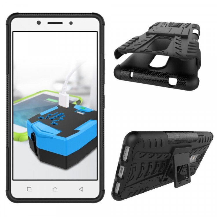 Чехол Hybrid Armor для Lenovo K6 Note (черный)