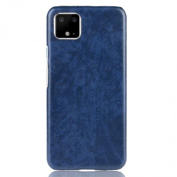 Кожаная накладка-чехол для Google Pixel 4 XL (синий)