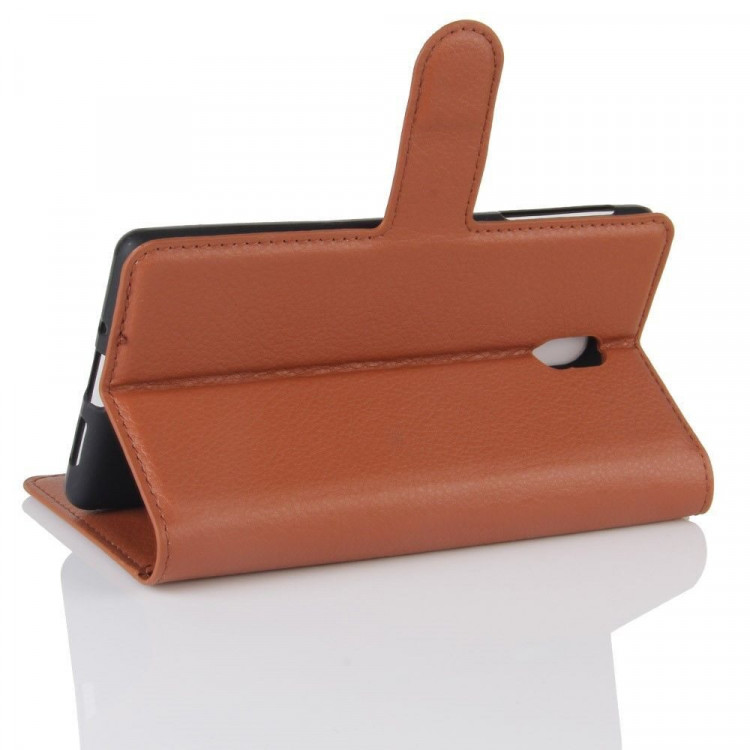 Чехол с визитницей для Nokia 3 (коричневый)