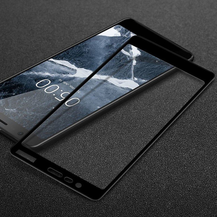 Защитное стекло 3D для Nokia 5.1 (черный)