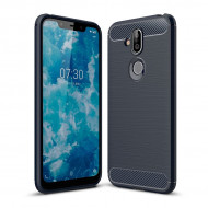 Чехол-накладка Carbon Fibre для Nokia 8.1 (темно-синий) Чехол-накладка Carbon Fibre для Nokia 8.1 (темно-синий)