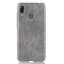 Кожаная накладка-чехол Litchi Texture для ASUS Zenfone Max (M2) ZB633KL (серый)