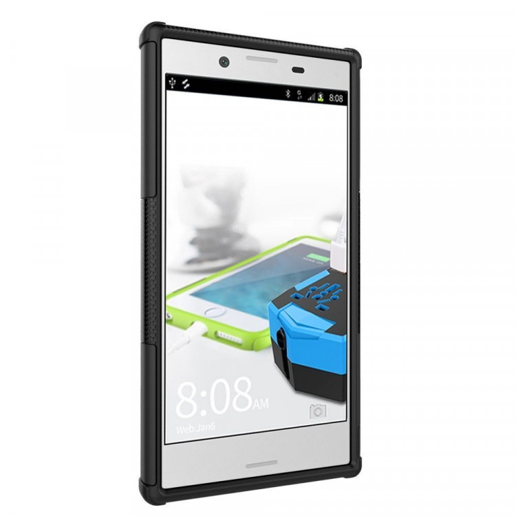 Чехол Hybrid Armor для Sony Xperia X Compact (черный)