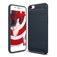 Чехол-накладка Carbon Fibre для Oppo A39 (темно-синий) Чехол-накладка Carbon Fibre для Oppo A39 (темно-синий)