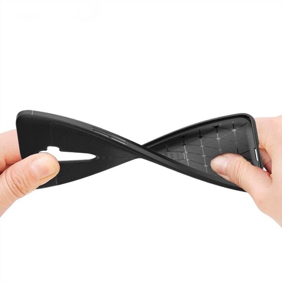 Чехол-накладка Litchi Grain для Oppo Reno Ace (красный)