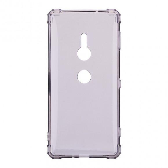 Силиконовый чехол с усиленными бортиками для Sony Xperia XZ2 (черный) Силиконовый чехол с усиленными бортиками для Sony Xperia XZ2 (черный)