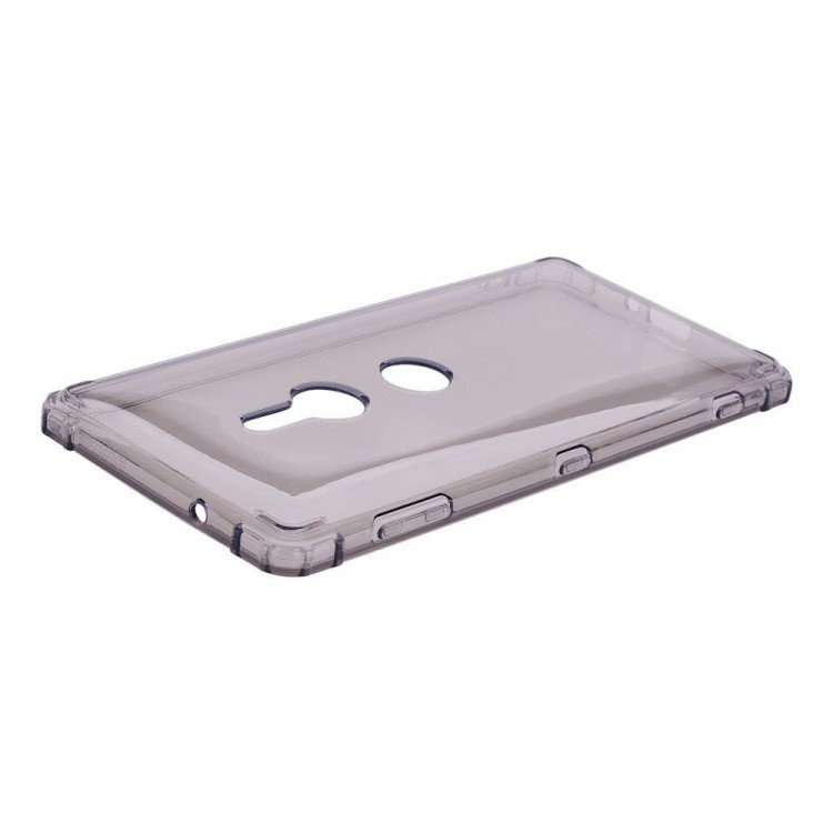 Силиконовый чехол с усиленными бортиками для Sony Xperia XZ2 (черный)