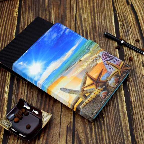 Универсальный чехол Coloured Drawing для планшета 8 дюймов (Blue Sky Starfish) Универсальный чехол Coloured Drawing для планшета 8 дюймов (Blue Sky Starfish)