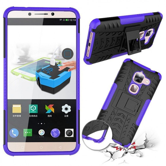Чехол Hybrid Armor для LeEco Le 2 / LeEco Le 2 PRO (черный + фиолетовый) Чехол Hybrid Armor для LeEco Le 2 / LeEco Le 2 PRO (черный + фиолетовый)