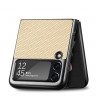 Чехол Carbon Design для Samsung Galaxy Z Flip 3 (бежевый)